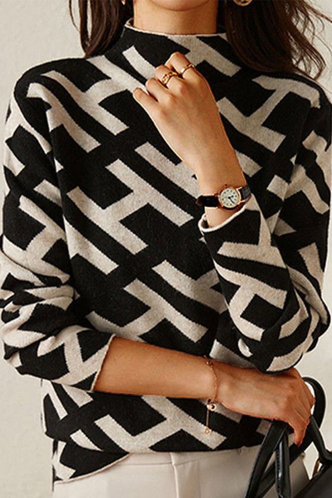 Aurora™ Elegant Geometric Sweatshirt