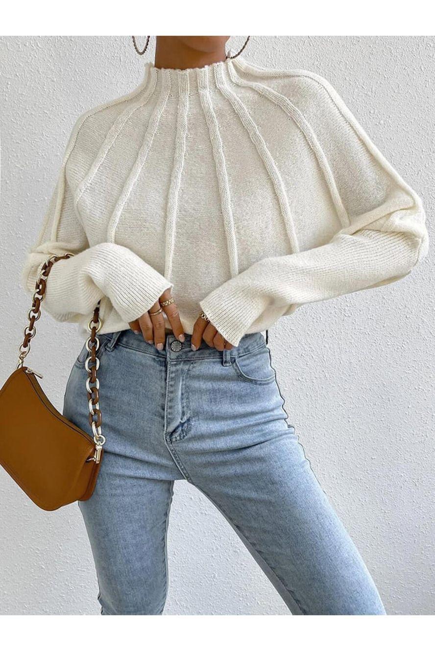 Simple Dolman Sleeve Sweater