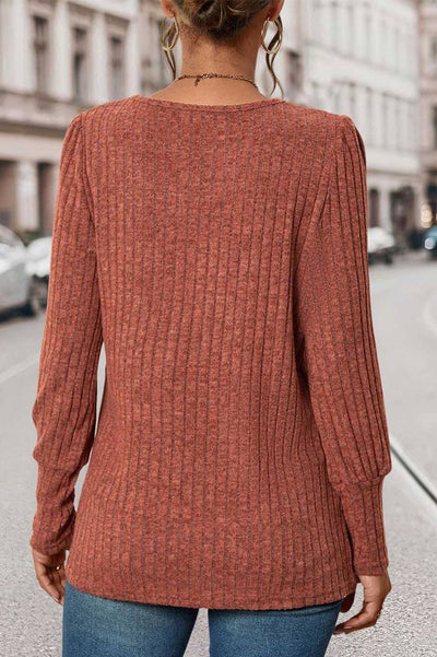 Valerie™ Ribbed Knit Top