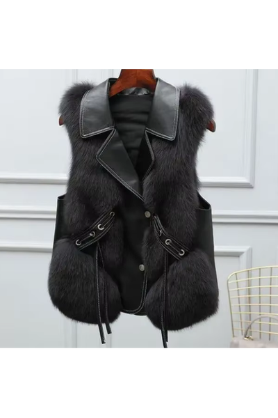 Donna Fur Vest Coat