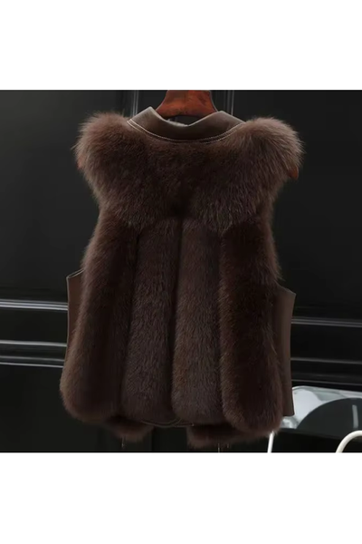Donna Fur Vest Coat