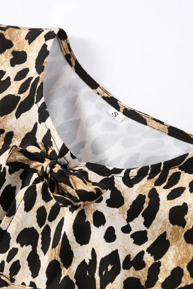 Leopard Chic Spring Top