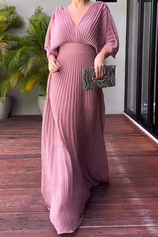 RIA™ - Floating Ribbed Maxi Dress