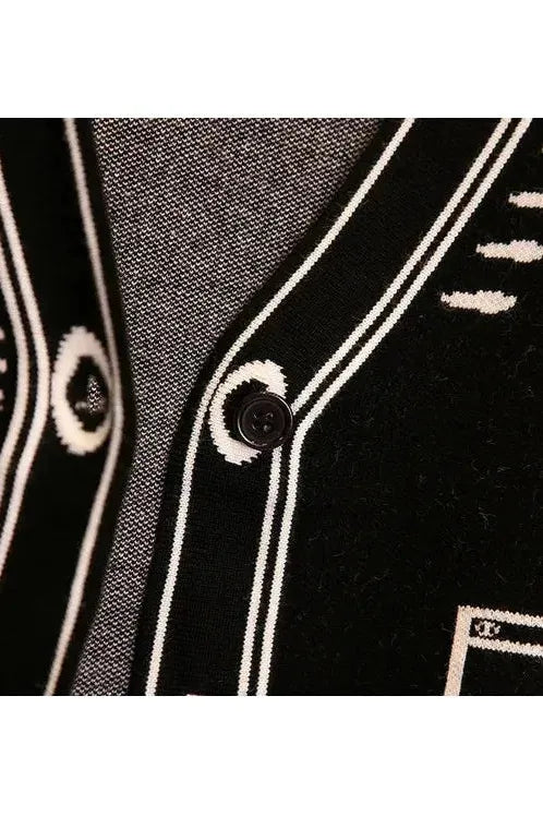 Elza Graffiato Cardigan