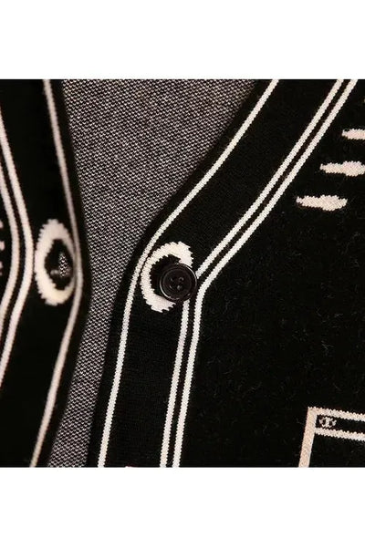 Elza Graffiato Cardigan