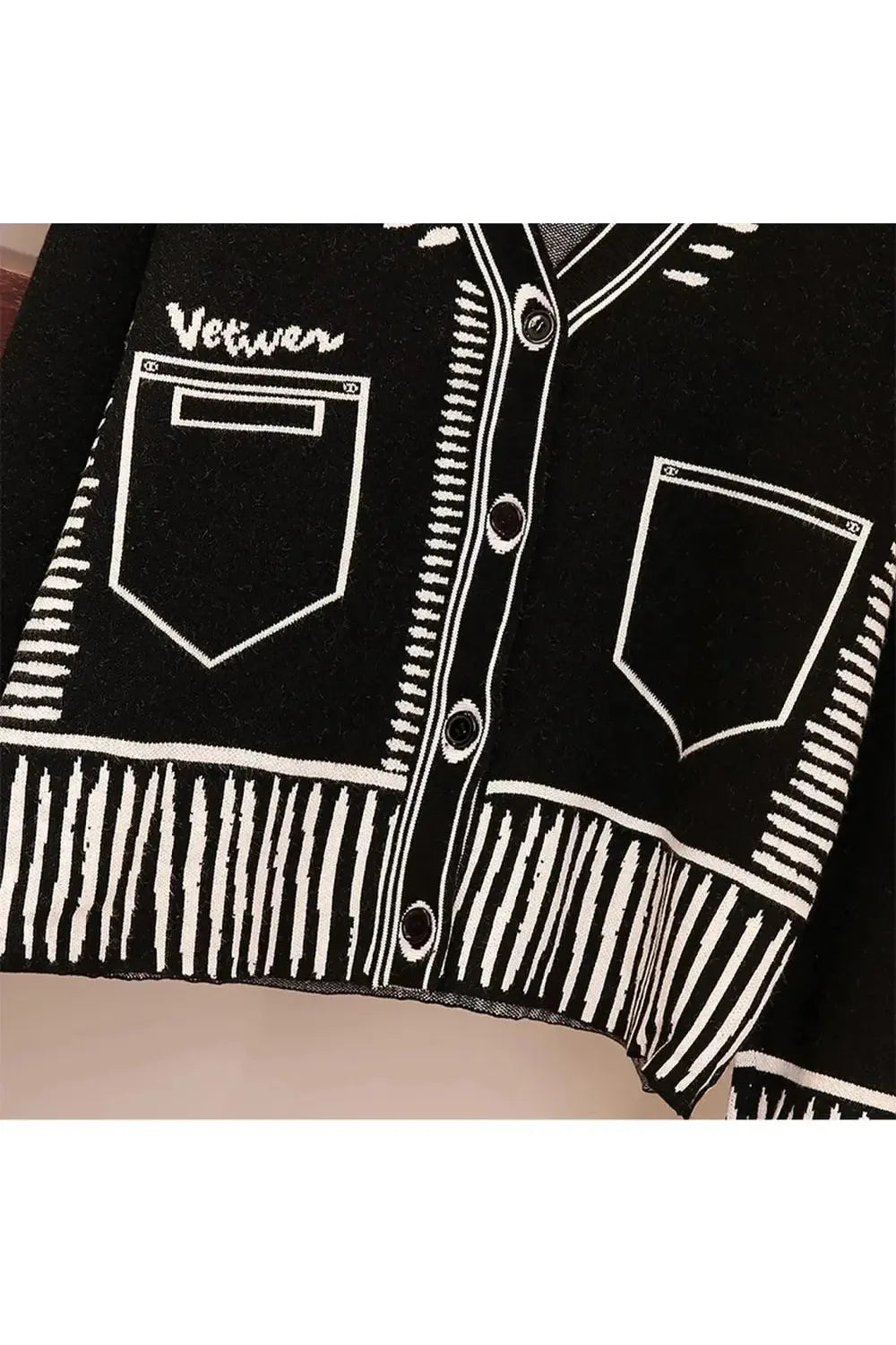 Elza Graffiato Cardigan