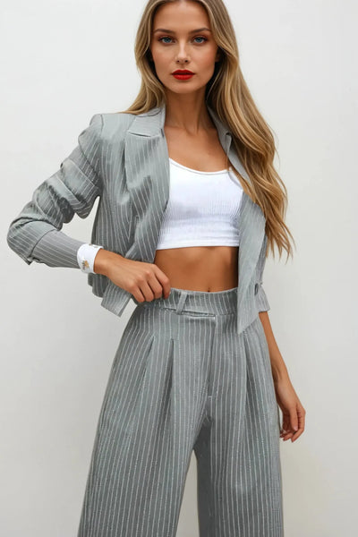 The Monaco Pinstripe Suit