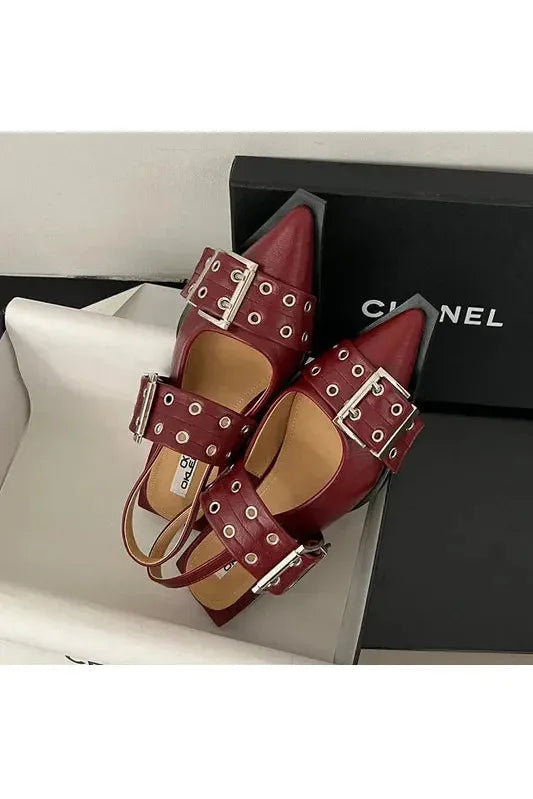 Carla Lusso Slingback Shoes