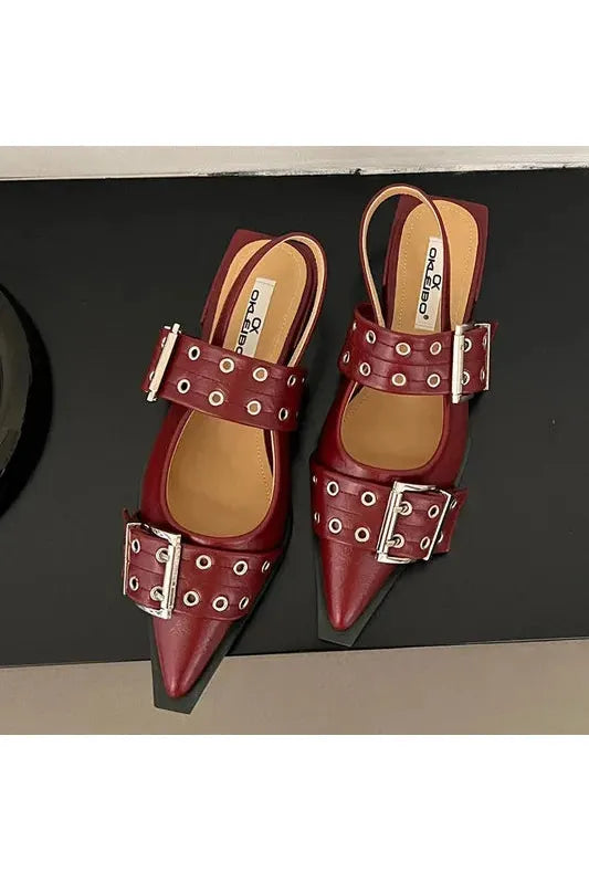 Carla Lusso Slingback Shoes