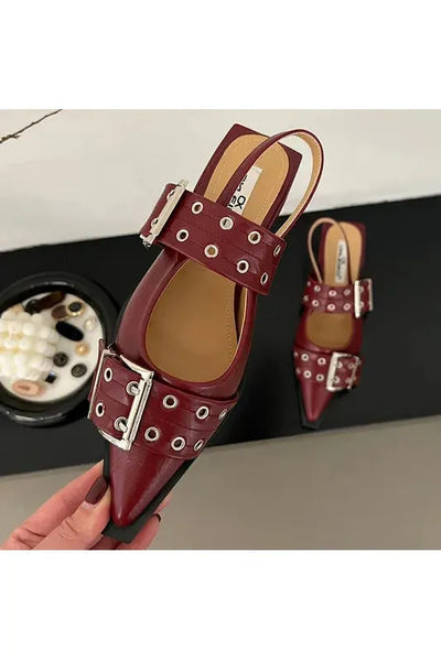 Carla Lusso Slingback Shoes