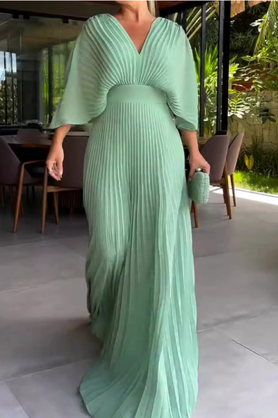 RIA™ - Floating Ribbed Maxi Dress