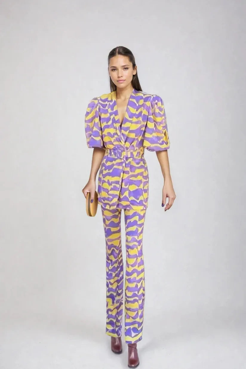 Valencia - Bold Print Suit