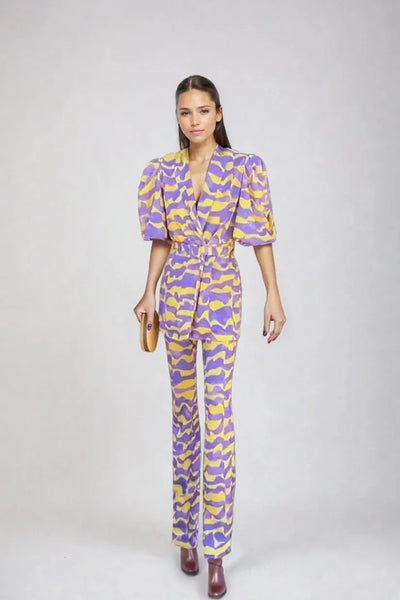 Valencia - Bold Print Suit