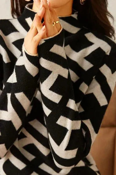 Aurora™ Elegant Geometric Sweatshirt