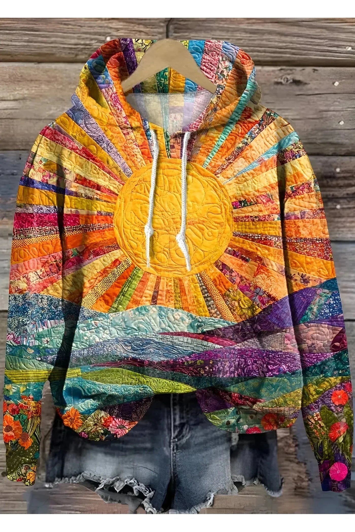 Solara – Quilted Hoodie