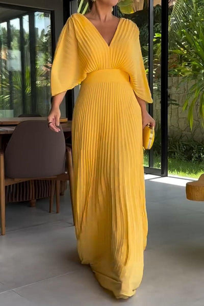 RIA™ - Floating Ribbed Maxi Dress